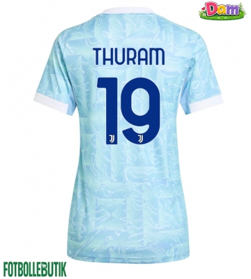 Juventus Khephren Thuram #19 Bortatröja Kvinnor 2025-26 Kortärmad